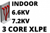 6.6kV7.2kV可转换工具HV3核心XLPE室内