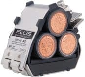 Ellis Patents皇帝不锈钢三轴电缆夹板（19-128mm）