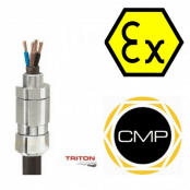 CMP Triton电缆压盖CDS (T3CDS) - Ex e, Ex d, Ex nR和Ex ta危险区域ATEX区域