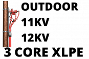 11kv 12kv电缆终端套件HV 3核心XLPE户外（热缩）