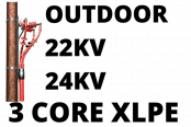 22KV 24KV电缆终端套件HV 3核心XLPE户外（热缩）