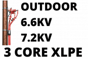 6.6KV 7.2KV电缆端接套件HV 3核心XLPE户外（热缩）
